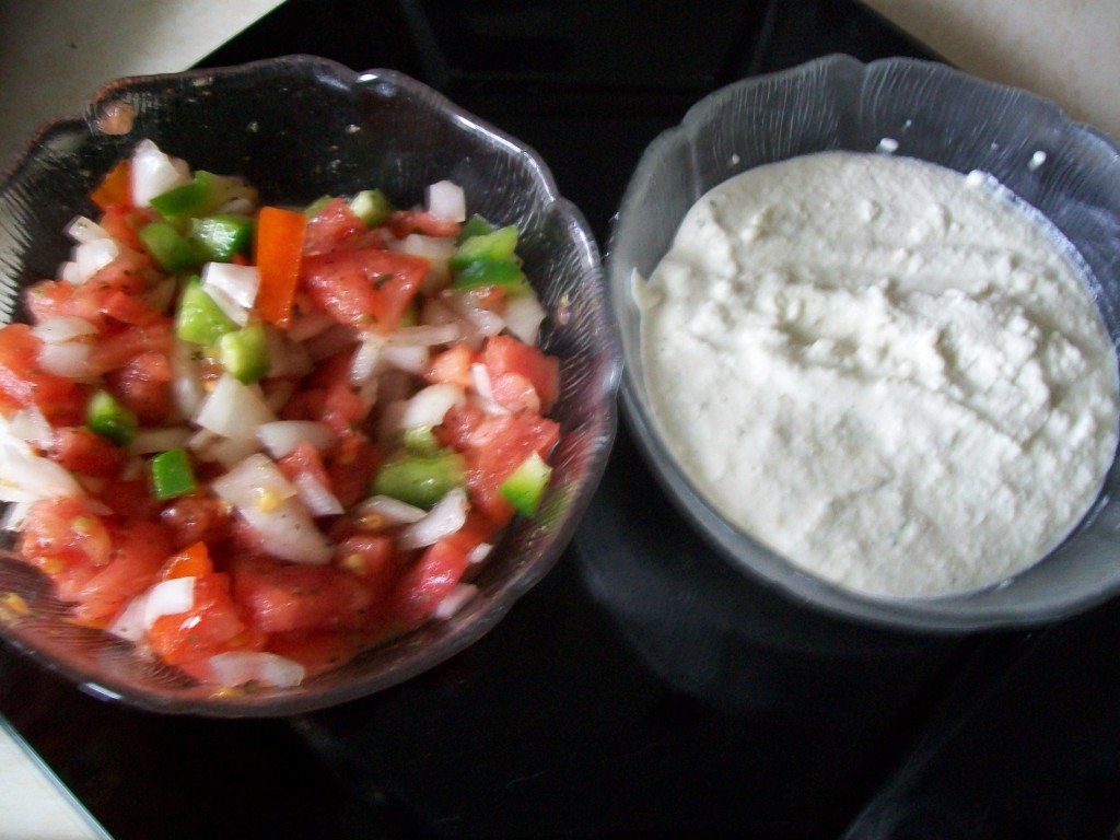 Salsa and Cashew Cream