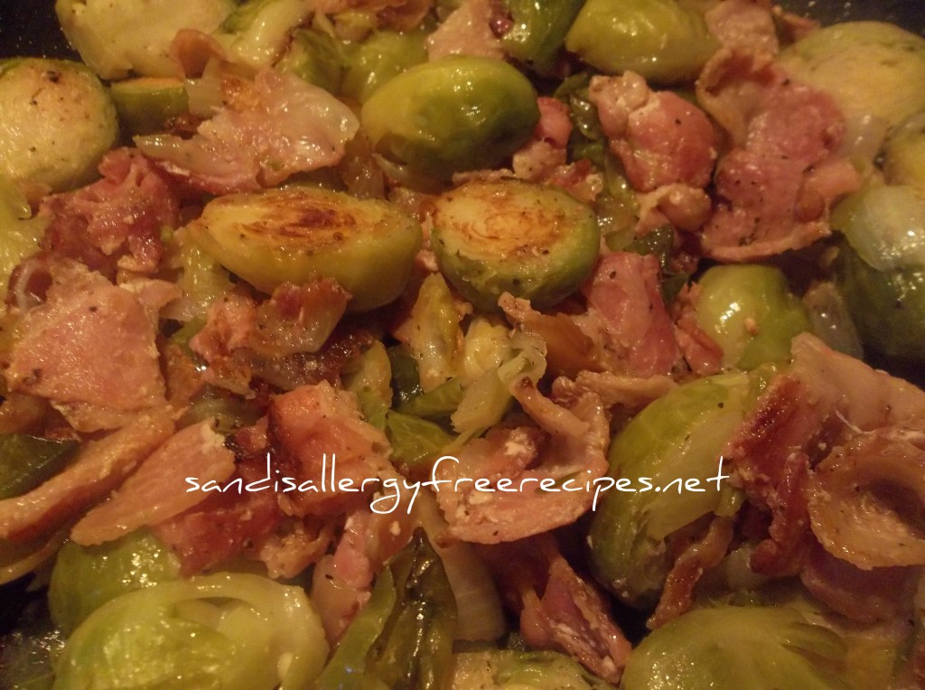 Bacon Brussel Sprouts-Paleo