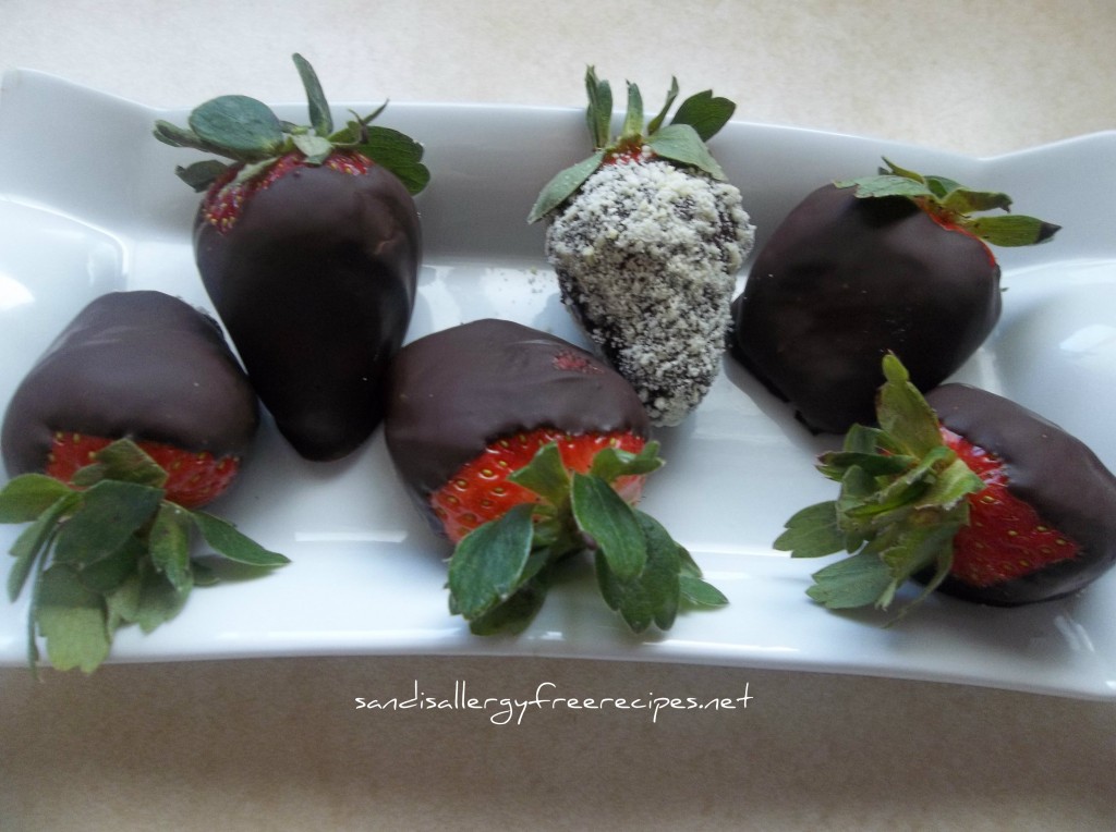 Chocolate Covered Strawberries-Paleo