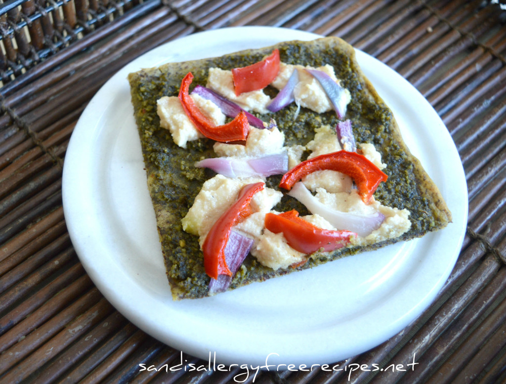 Paleo Pesto-Pizza