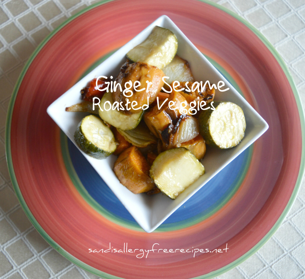 Ginger-Sesame Roasted Veggies