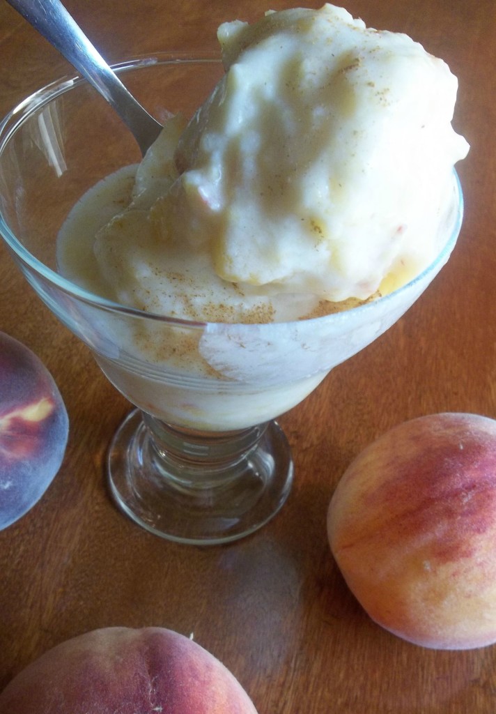 Peaches & Cream Ice Cream