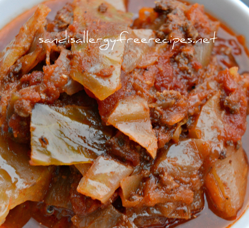 Slow Cooker Cabbage Casserole