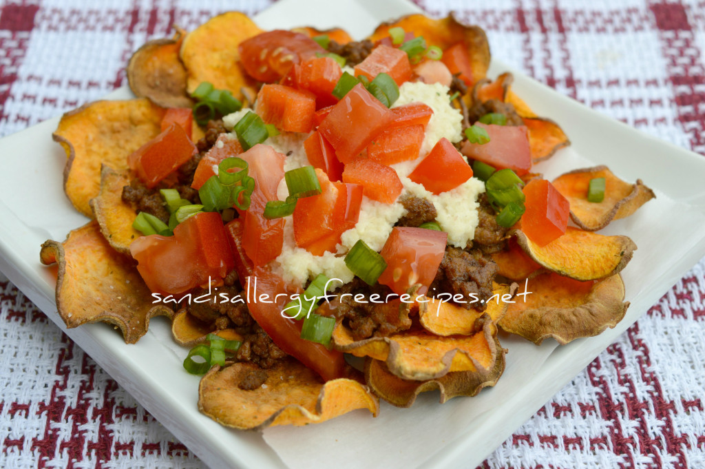 Paleo Nachos w Raw Cashew Cream