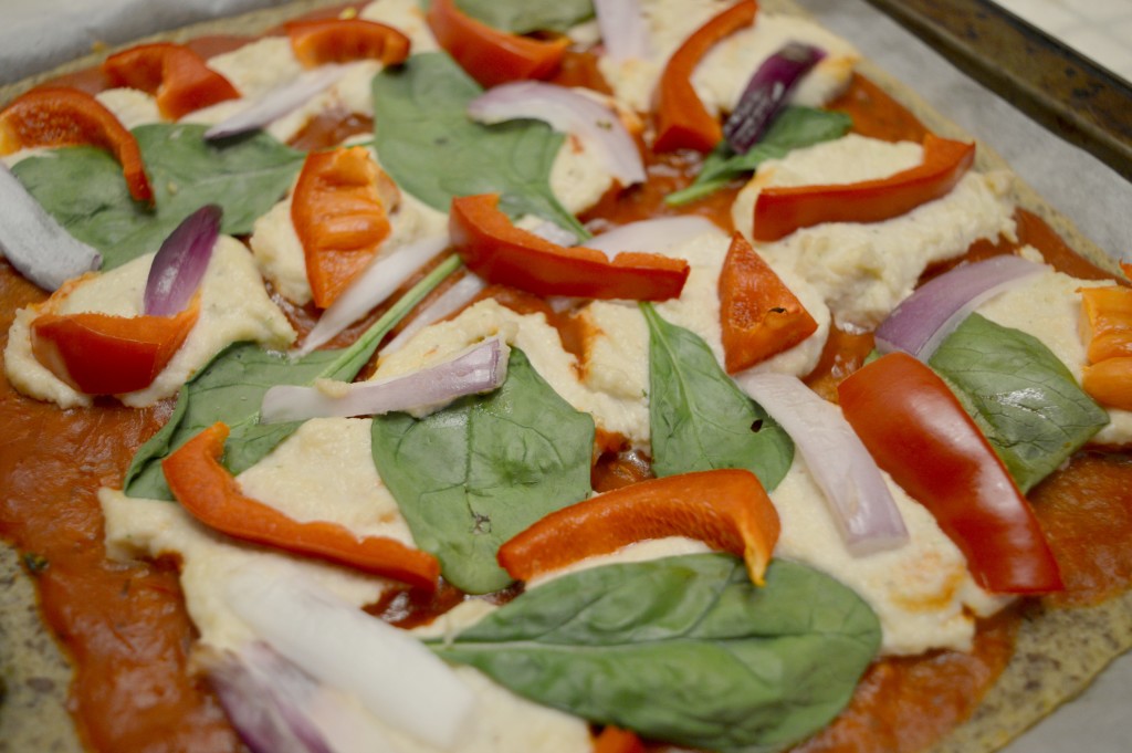 Paleo Pizza with Raw Cashew