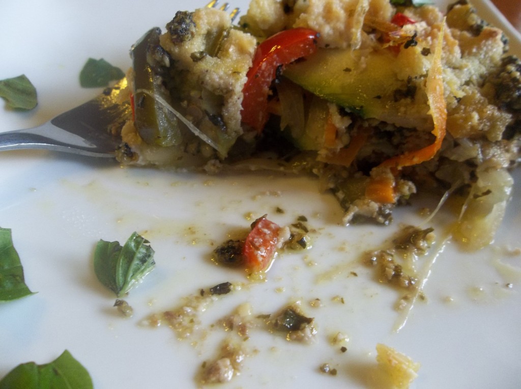 Zucchini Pesto Lasagna w Cashew Cream