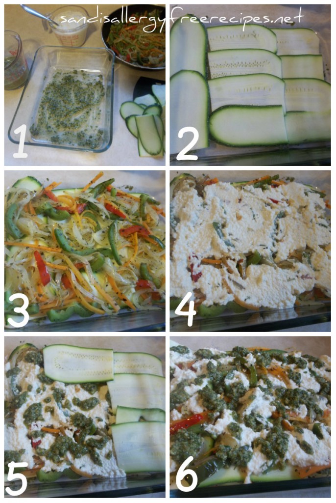 Prep-Zucchini Pesto Lasagna