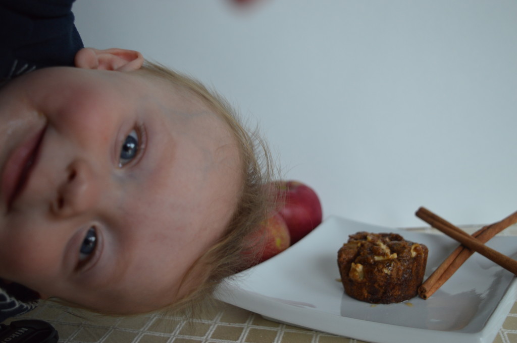 Photo Bomb Apple Fritter Muffins