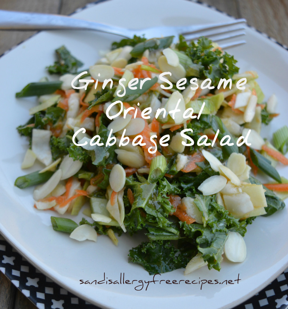 Ginger Sesame Oriental Cabbage Salad