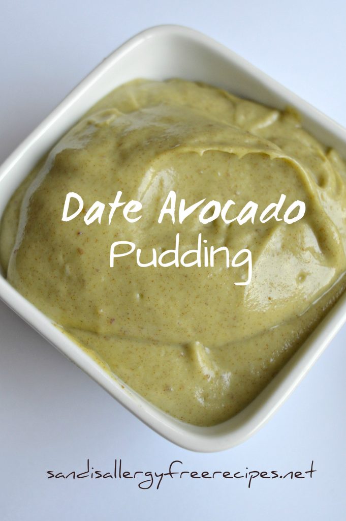 Date Avocado Pudding