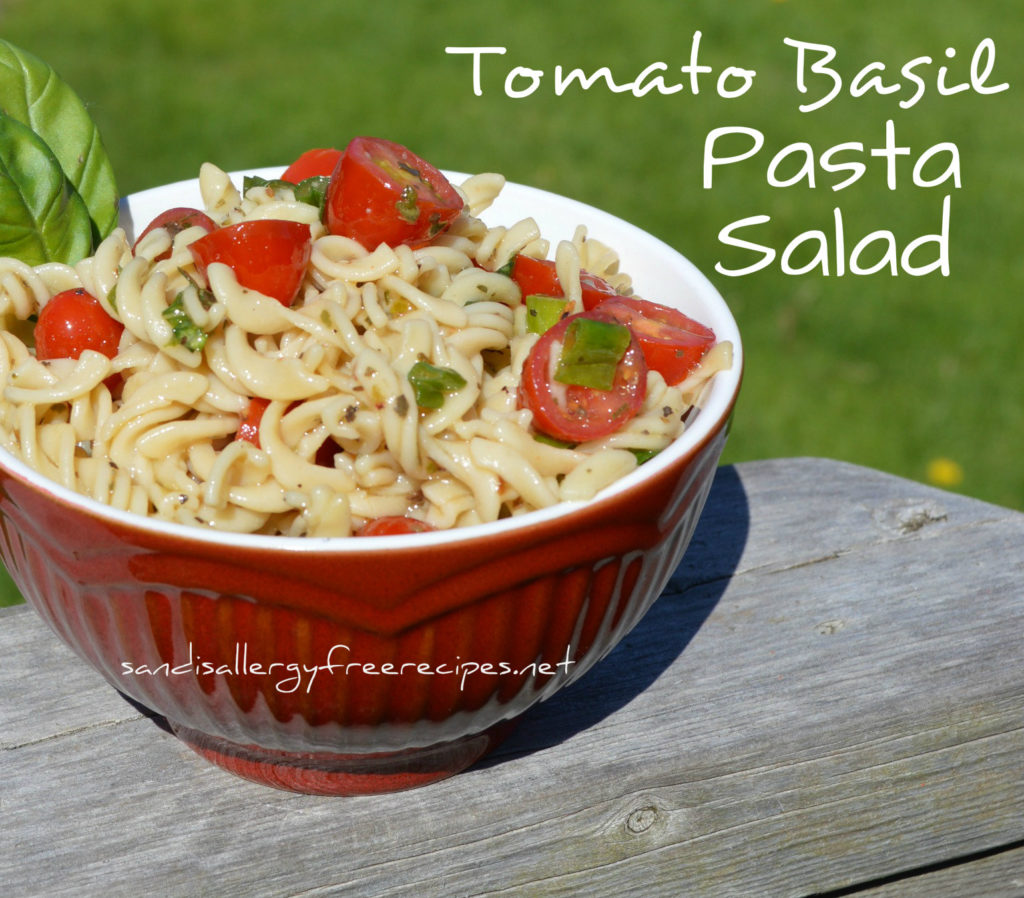 Tomato Basil pasta salad