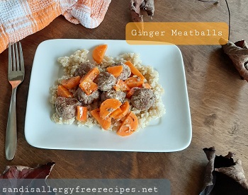 FODMAP Friendly Ginger Meatballs